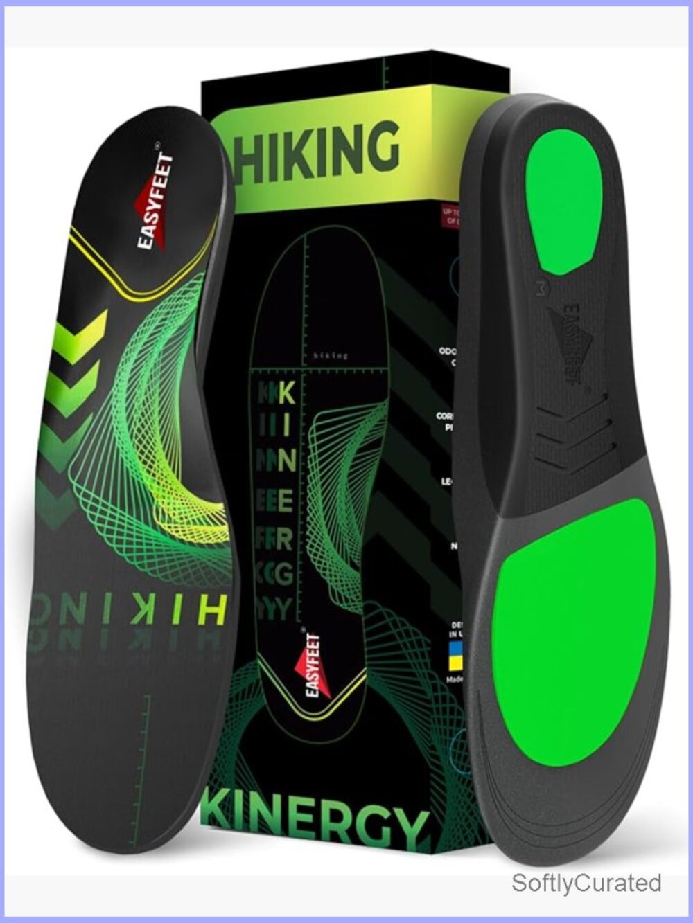 Arch Support Insoles for Hiking Boots Men Women - Cushioned Orthopedic Inserts